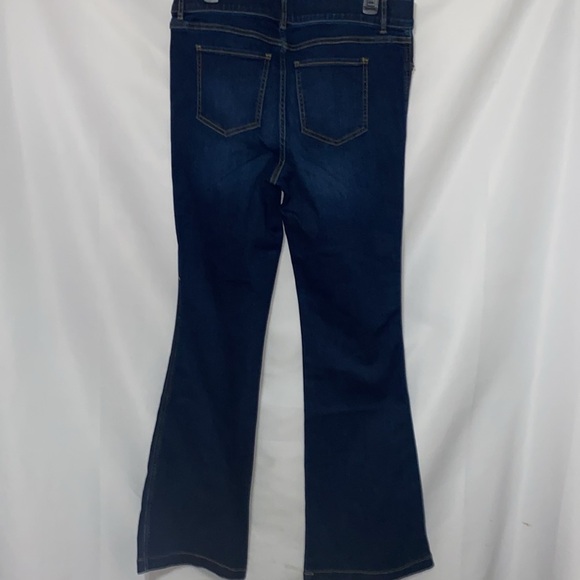 NWT SPANX WO SIZE XL MIDNIGHT BLUE FLARE LEGGING JEAN PULL ON PANTS - Picture 9 of 11